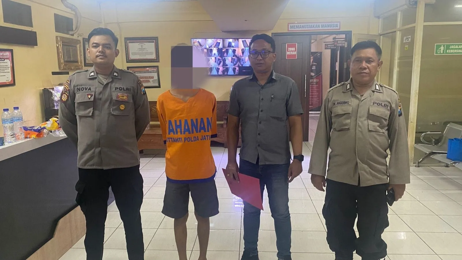 Polres Tanjungperak Tangkap Penjual Motor Begal Gangster di Surabaya