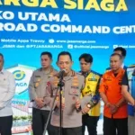 Kapolri dan Menhub Pastikan Keamanan Jalur Nataru di JMTC Bekasi