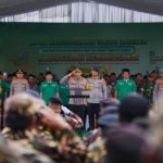 Perkuat Pengamanan Nataru, Kapolri Pimpin Apel Kebangsaan Banser di Cirebon
