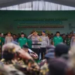 Perkuat Pengamanan Nataru, Kapolri Pimpin Apel Kebangsaan Banser di Cirebon
