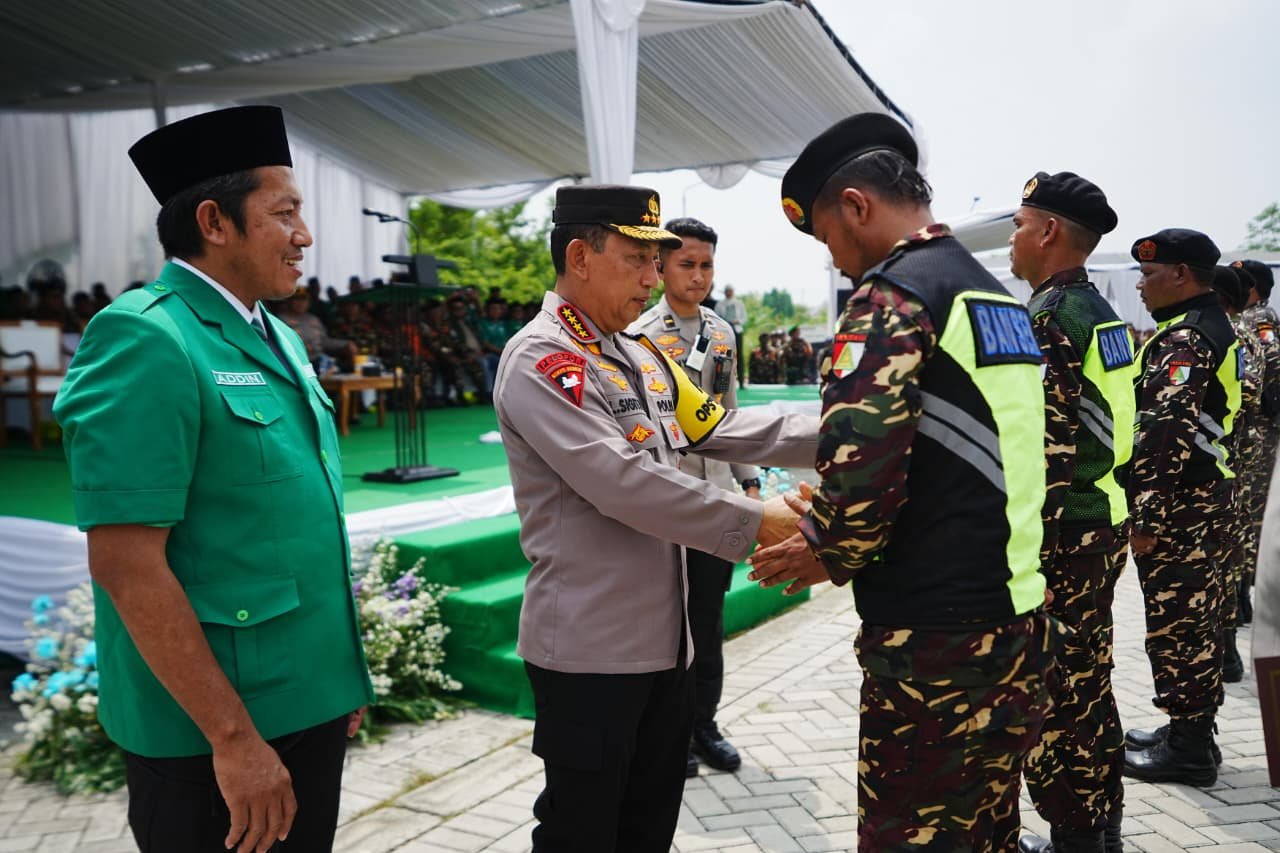 Kapolri Instruksikan Banser Siaga Bencana Selama Nataru