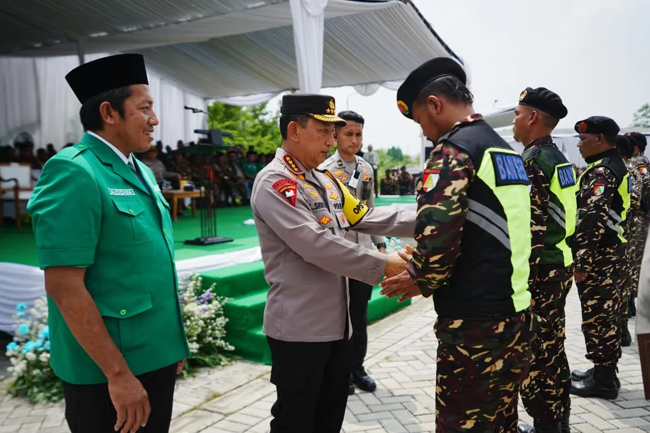 Kapolri Instruksikan Banser Siaga Bencana Selama Nataru