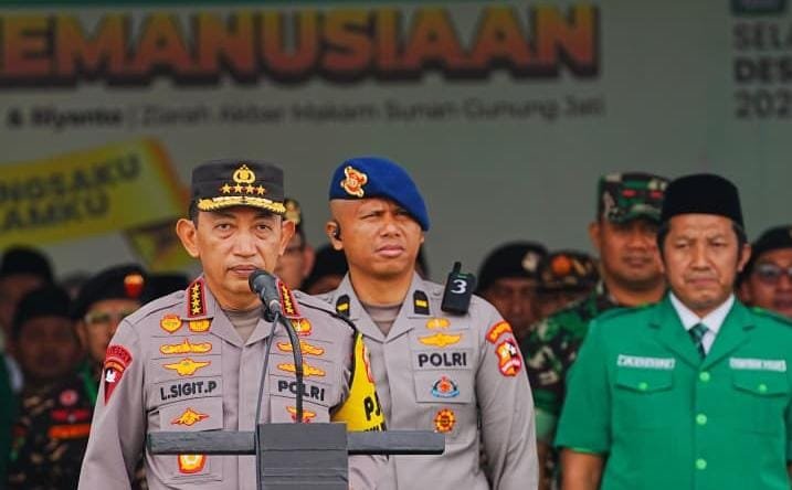Kapolri Ajak Banser Perangi Disinformasi Digital Jelang Nataru