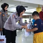 Polwan Polresta Sidoarjo Gelar Patroli Dialogis di Terminal Purabaya