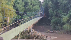 Jembatan Gantung Jubung Putus Terjang Banjir, Akses Tiga Desa di Jember Lumpuh