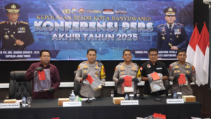 Polresta Banyuwangi Tuntaskan 1.281 Perkara Sepanjang Tahun 2025