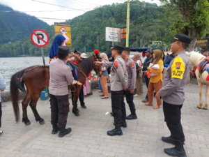 Libur Nataru, Polres Magetan Perketat Patroli di Telaga Sarangan