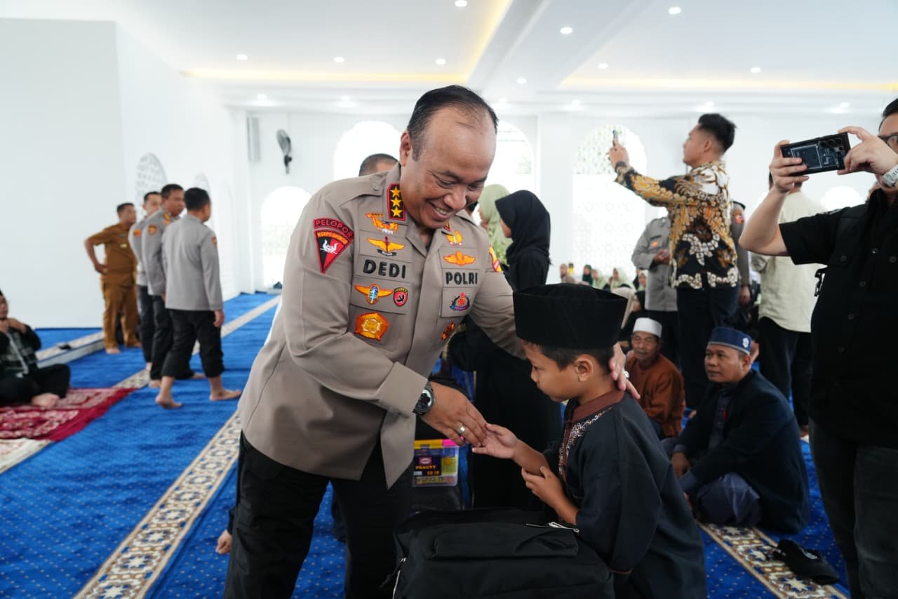 Kades Cibinong Dukung Pembangunan SMA Kemala Taruna Bhayangkara