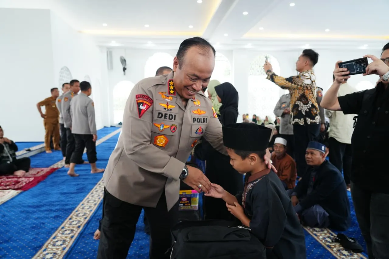 Kades Cibinong Dukung Pembangunan SMA Kemala Taruna Bhayangkara
