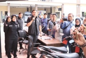 Polres Kediri Kota Ringkus Dua Pelaku Curanmor Spesialis Persawahan
