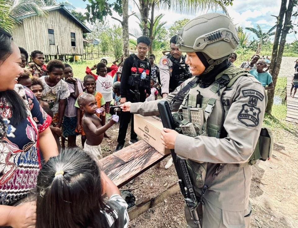 Satgas Damai Cartenz 2026 Perkuat Keamanan Nduga Melalui Patroli Humanis