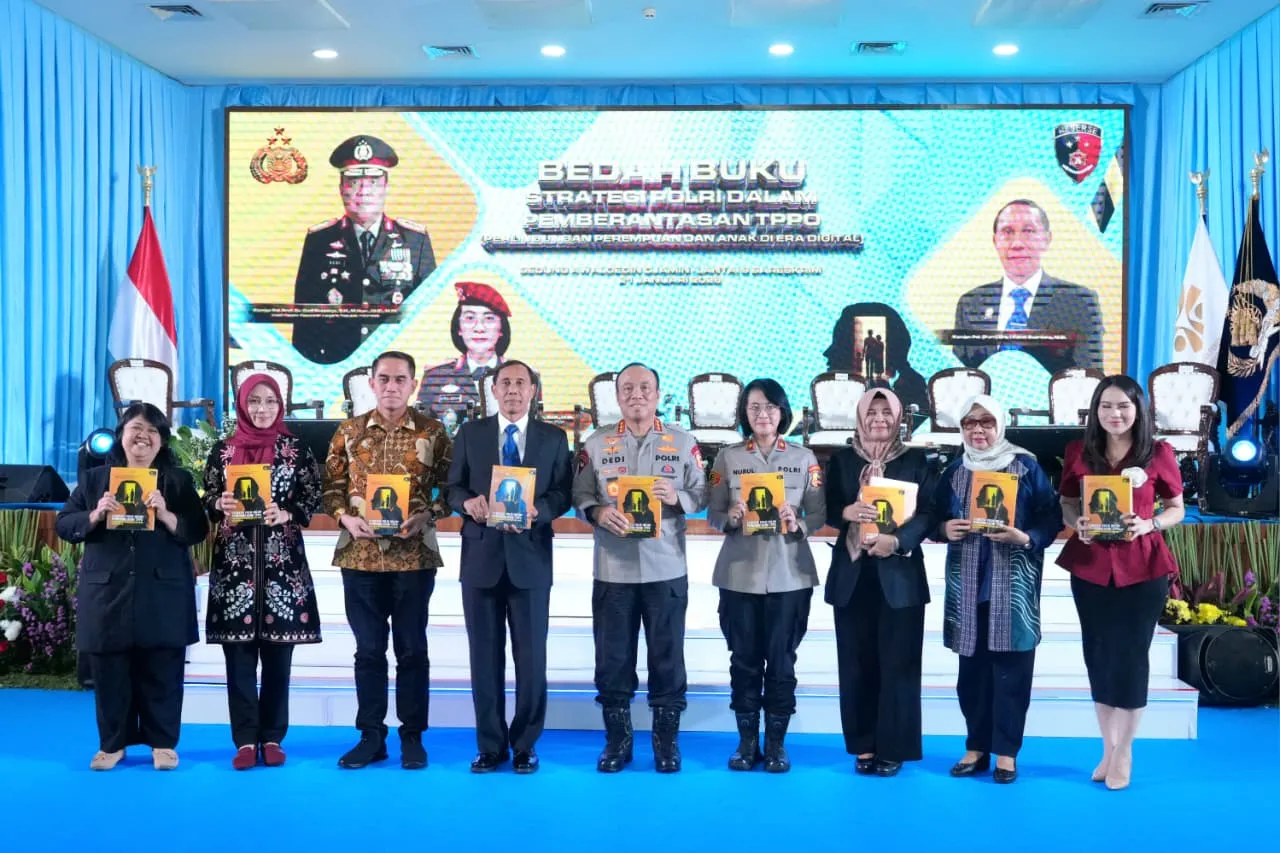 Wakapolri Bedah Strategi Pemberantasan TPPO Era Digital Lewat Peluncuran Buku