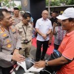 Bazar Ranmor Polrestabes Surabaya Kembalikan Motor Korban Curanmor Secara Gratis