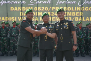 Letkol Inf Rifqi Muhammad Syuhada Resmi Jabat Dandim 0824 Jember