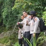 Polres Bondowoso Sisir Sungai Sampeanbaru Cari Korban Hanyut