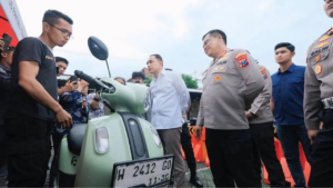 Polrestabes Surabaya Kembalikan 52 Motor Hasil Ungkap Curanmor