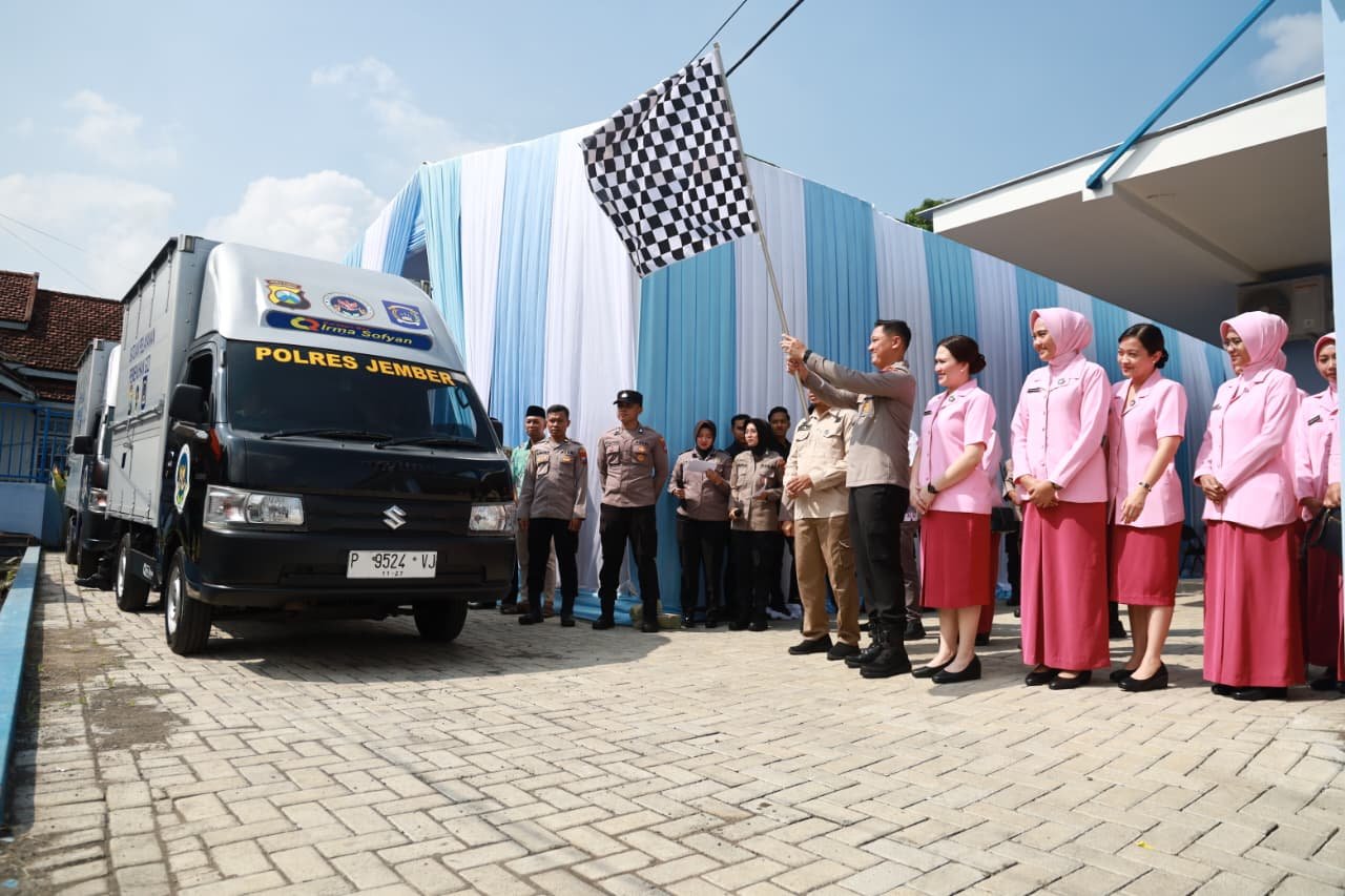 Kapolres Jember Resmikan Dapur SPPG Mayang Guna Sukseskan Makan Bergizi Gratis