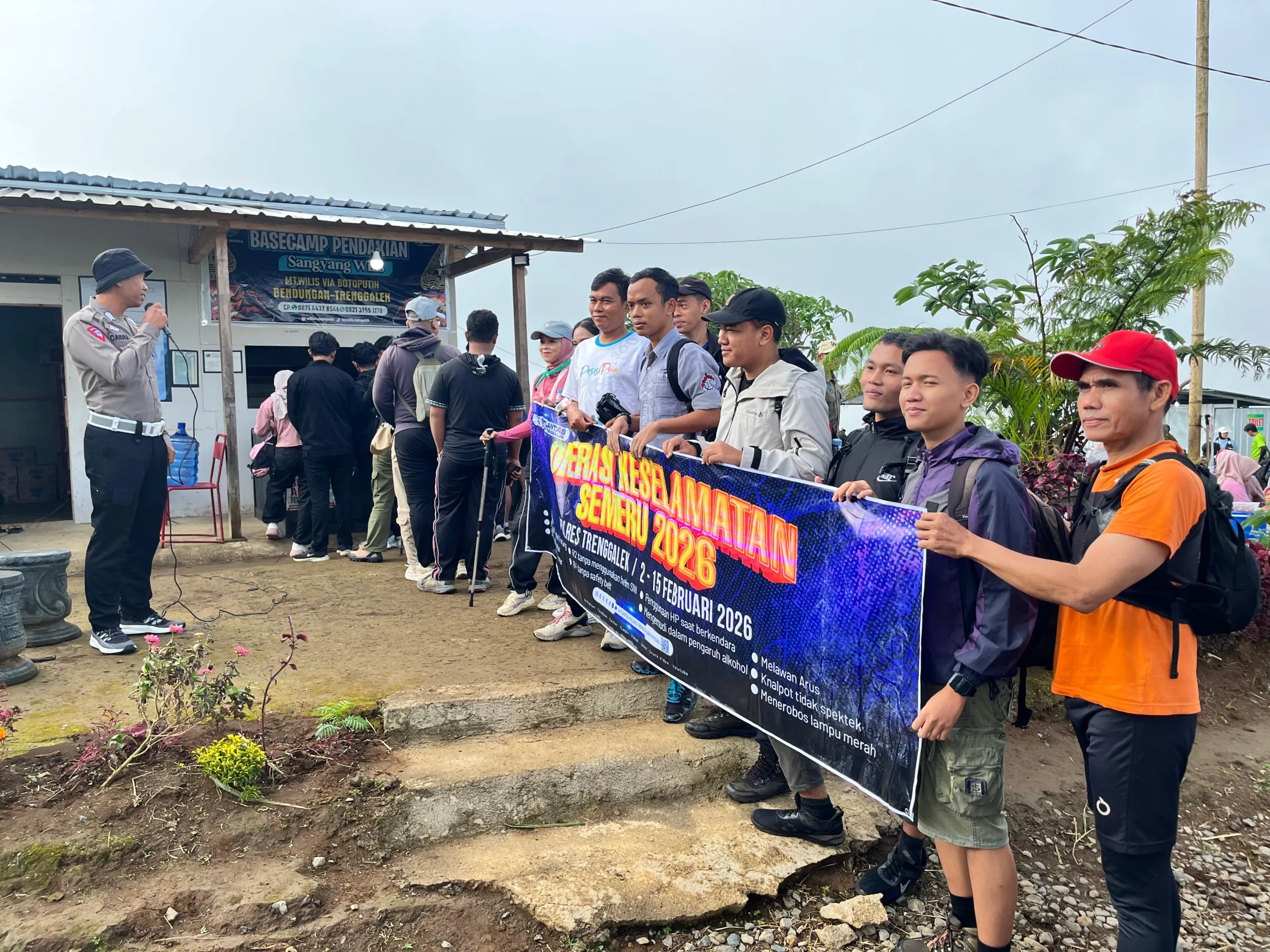 Polres Trenggalek Kampanye Operasi Keselamatan Lewat Muncak Bareng