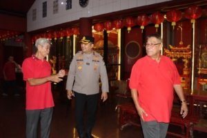 Kapolres Gresik Jamin Keamanan Perayaan Imlek di Klenteng Kim Hin Kiong