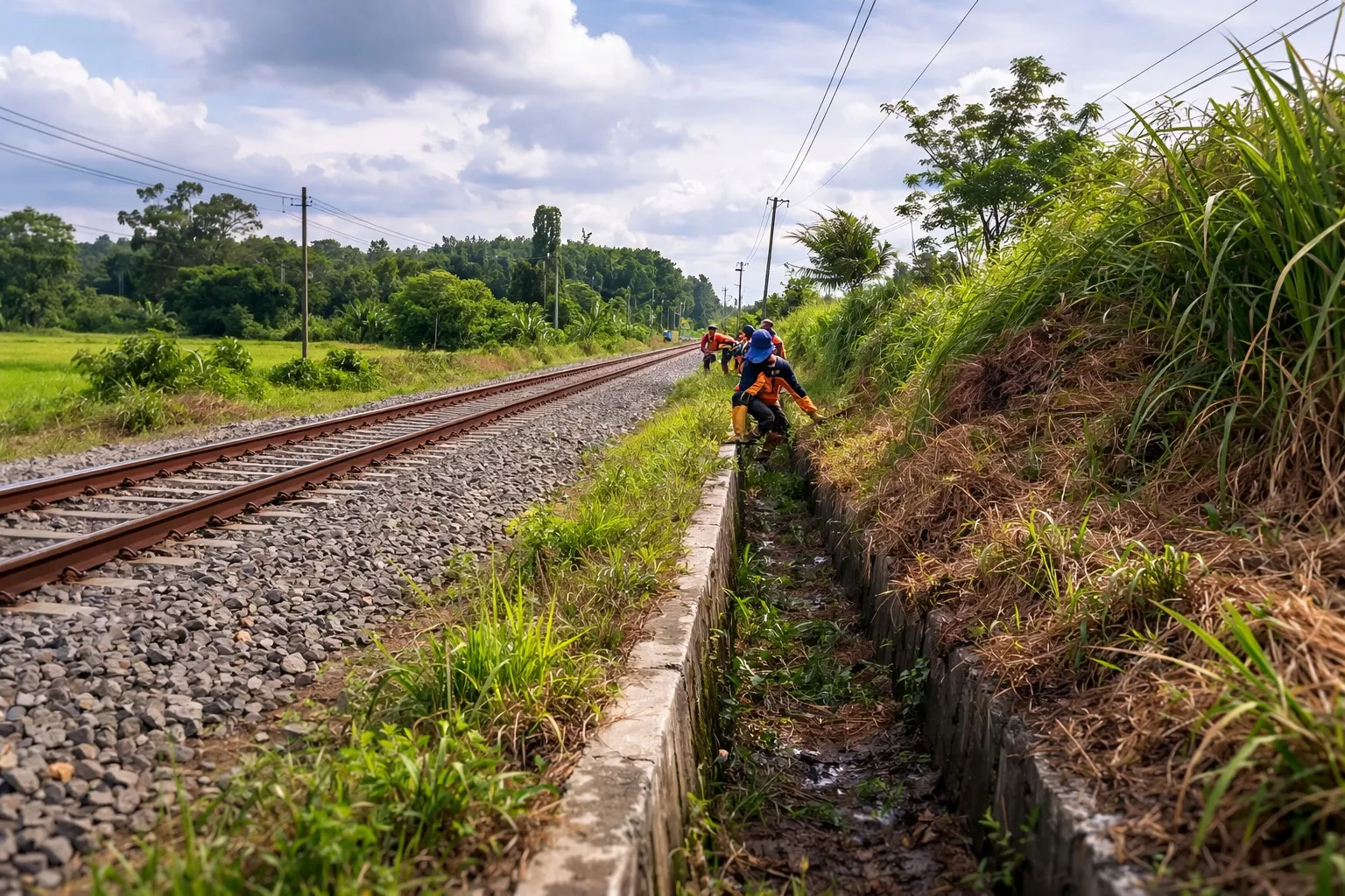 KAI Daop 9 Jember Perkuat Jembatan dan Drainase Antisipasi Banjir