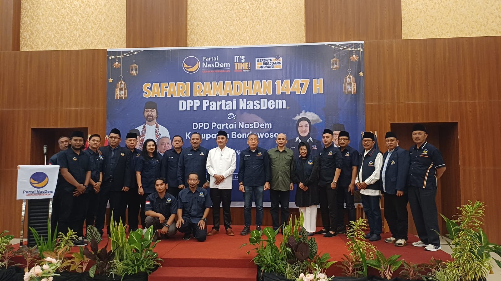 Saan Mustopa Pimpin Safari Ramadhan NasDem di Bondowoso