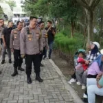 Kapolres Mojokerto Kota Pantau Langsung Keamanan Objek Wisata Libur Lebaran