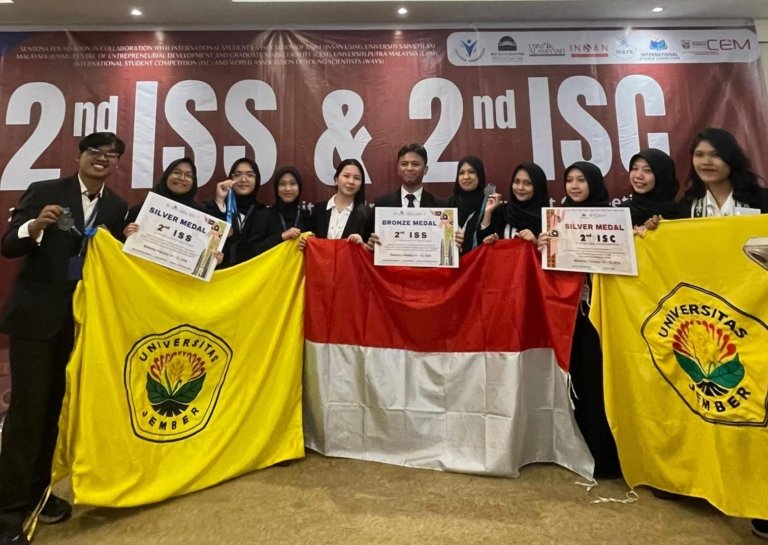 Mahasiswa Universitas Jember Borong Medali di ISS dan ISC 2026 Malaysia
