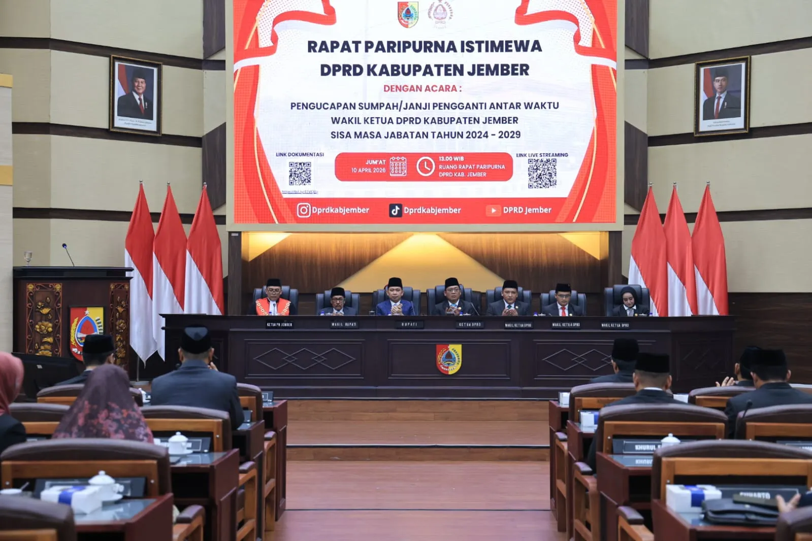 Bupati Jember Terima Rekomendasi DPRD, Komitmen Pacu Ekonomi 2026
