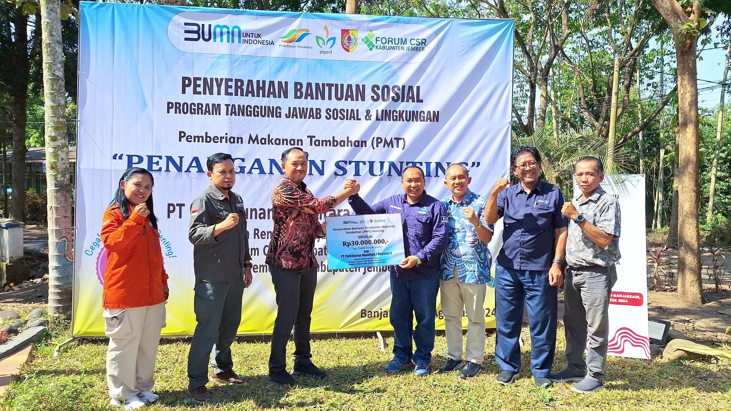 PTPN I Regional 5 Kucurkan Rp30,43 Miliar Atasi Kemiskinan Jember