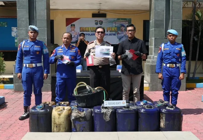 Polda Jatim Gagalkan Penyelundupan Solar Subsidi dari Blora ke Kalimantan