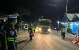 Polres Jember Batasi Kecepatan Truk di Jalur Kasian Puger