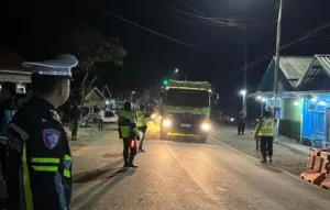 Polres Jember Batasi Kecepatan Truk di Jalur Kasian Puger