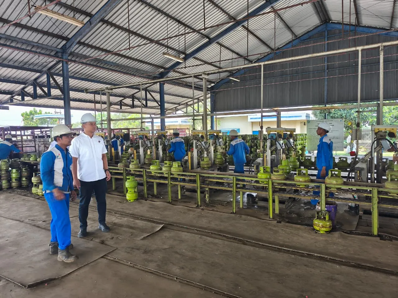 Polres Jombang Pantau Stok LPG 3 Kg di SPBE Guna Pastikan Distribusi Lancar
