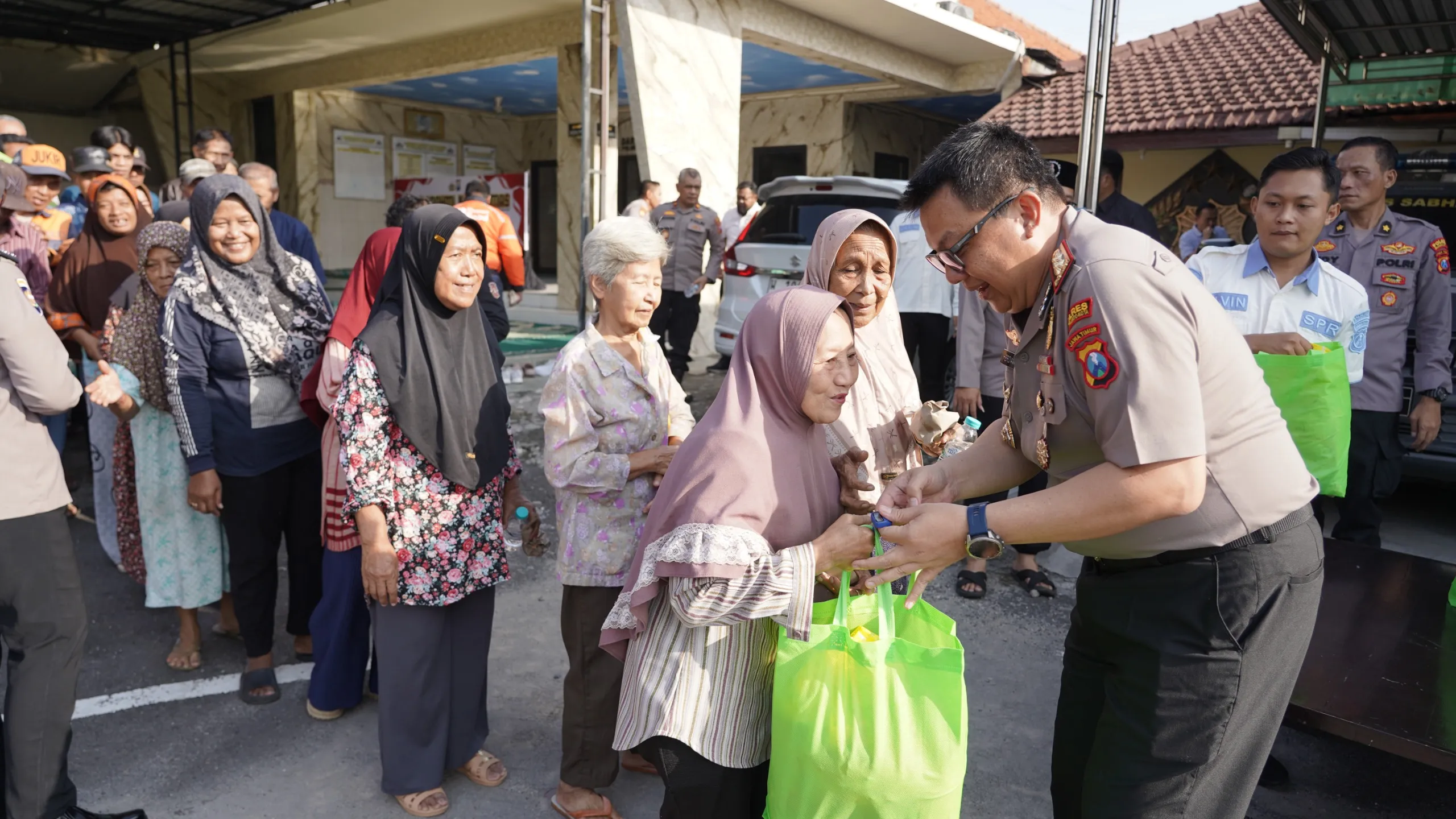 Polres Mojokerto Kota Perkuat Keamanan Melalui Sabuk Kamtibmas