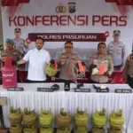 Polres Pasuruan Tangkap Dua Pelaku Penyalahgunaan LPG Subsidi