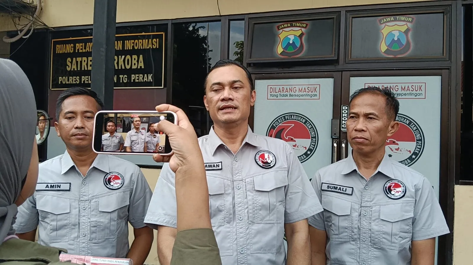 Polres Pelabuhan Tanjung Perak Bekuk Pengedar Sabu asal Bulak Banteng