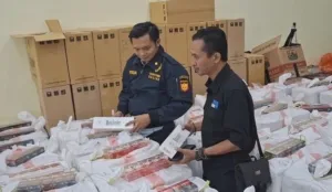 Bea Cukai Jember Gagalkan Pengiriman Jutaan Batang Rokok Ilegal