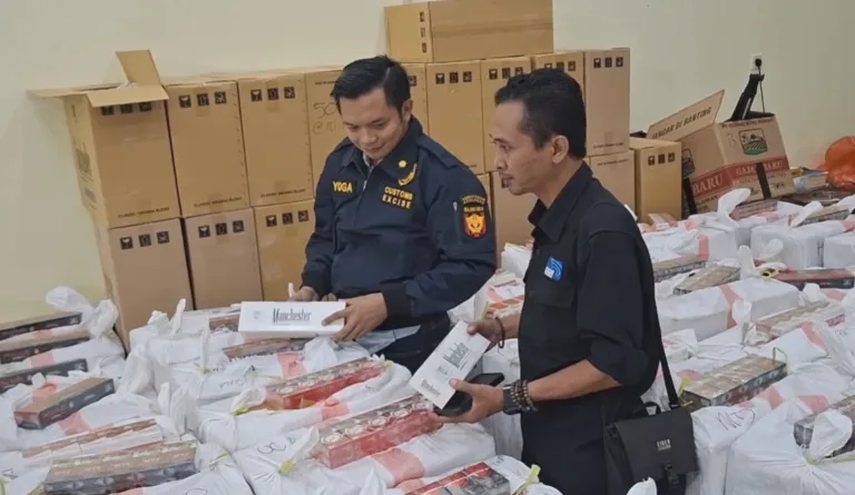 Bea Cukai Jember Gagalkan Pengiriman Jutaan Batang Rokok Ilegal