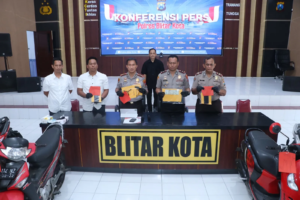 Polres Blitar Kota Tangkap Spesialis Curanmor Lintas Daerah