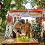 Polres Probolinggo Resmikan Jembatan Merah Putih Presisi di Tiris