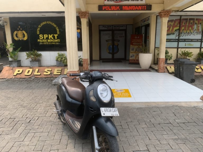 Polsek Menganti Tangkap Begal Driver Ojol Gresik