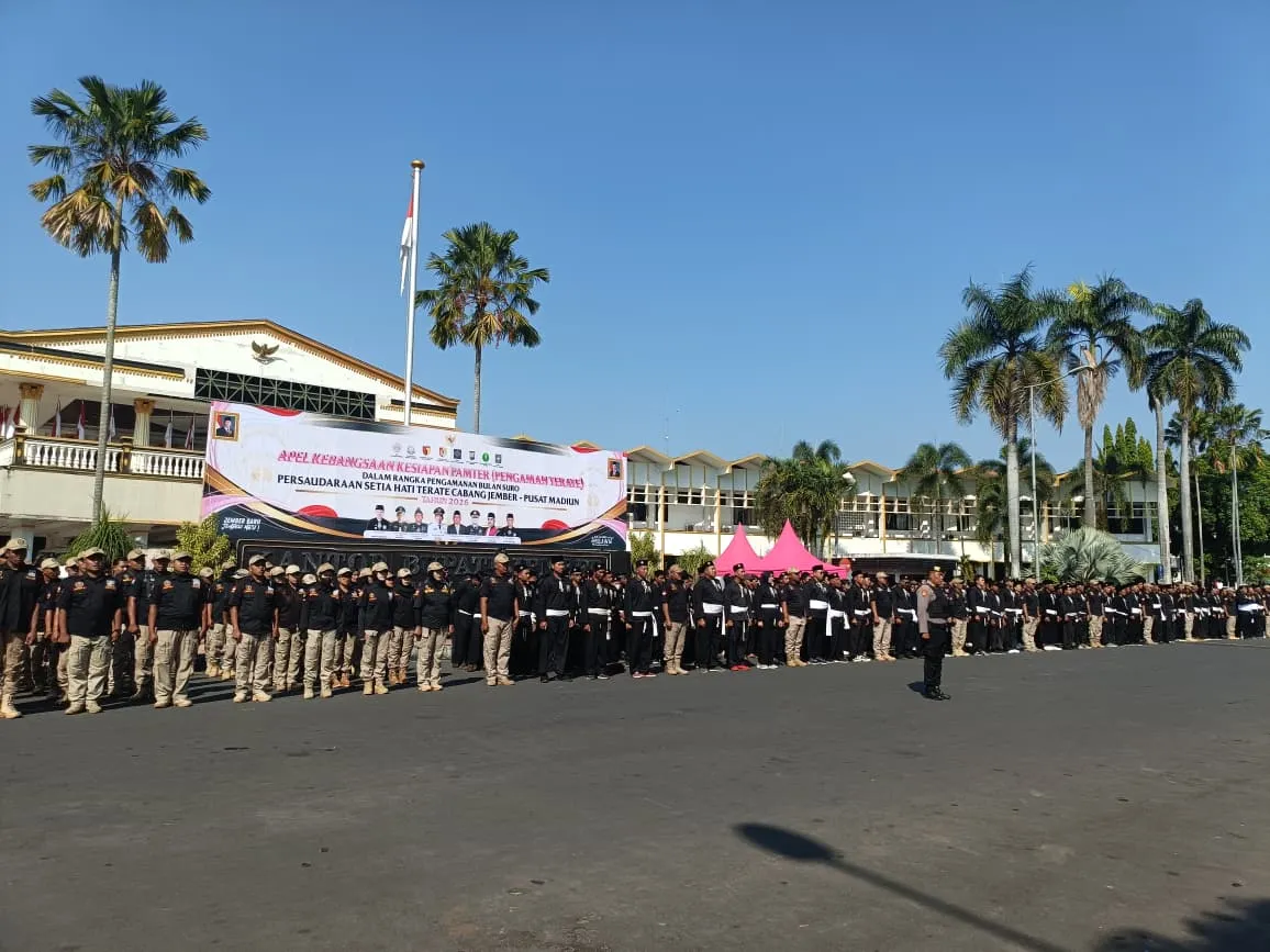 Pamter PSHT Jember Bersama Forkopimda Siap Amankan Bulan Suro