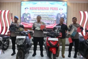 Polres Madiun Kota Ringkus Empat Residivis Spesialis Kasus Curanmor