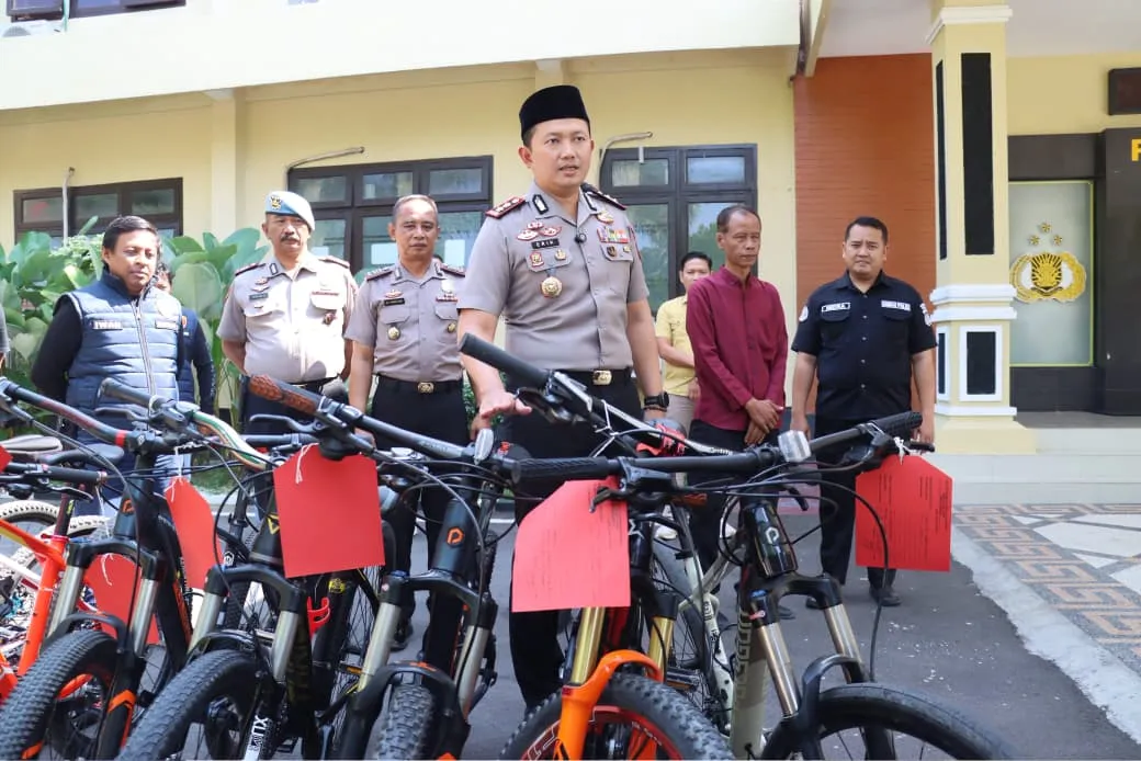 Polres Magetan Tangkap Komplotan Pencuri Sepeda Lintas Wilayah