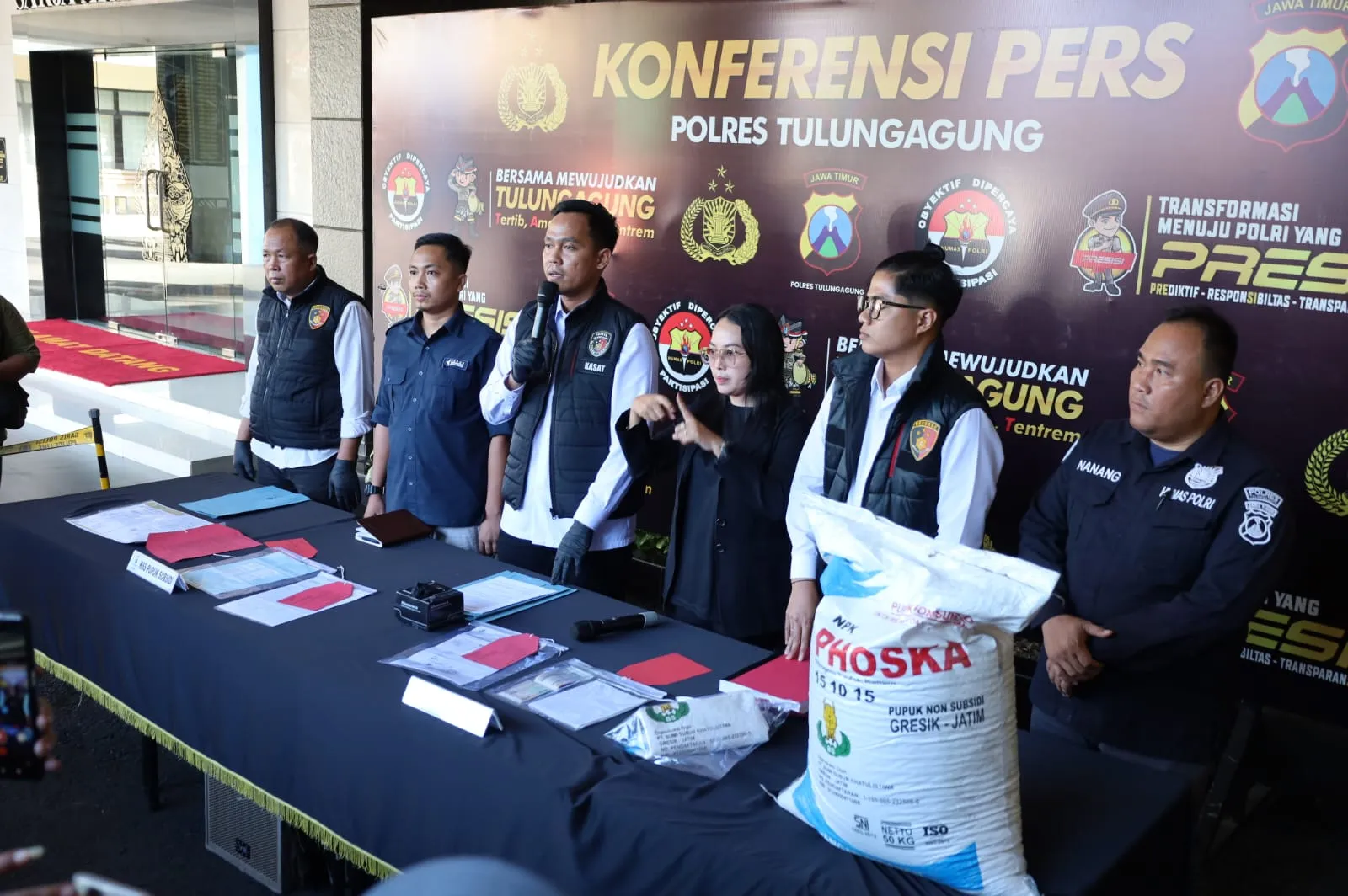 Polres Tulungagung Ungkap Fakta Baru Kasus Pupuk Ilegal