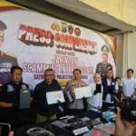 Polrestabes Surabaya Tangkap 45 Tersangka Siber Internasional