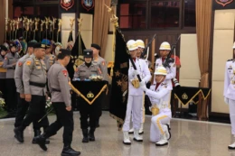 Polri Gelar Upacara Penyucian Panji Rastra Sewakottama