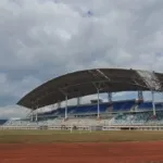 Atap Jember Sport Garden Rusak Diterjang Angin
