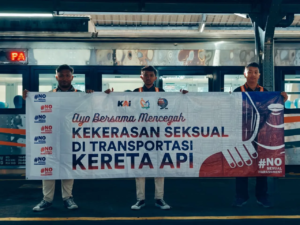 KAI Jember dan Railfans Kampanye Anti Pelecehan Seksual