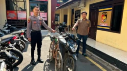 Polres Pasuruan Kota Tangkap Pencuri Motor di Pohjentrek